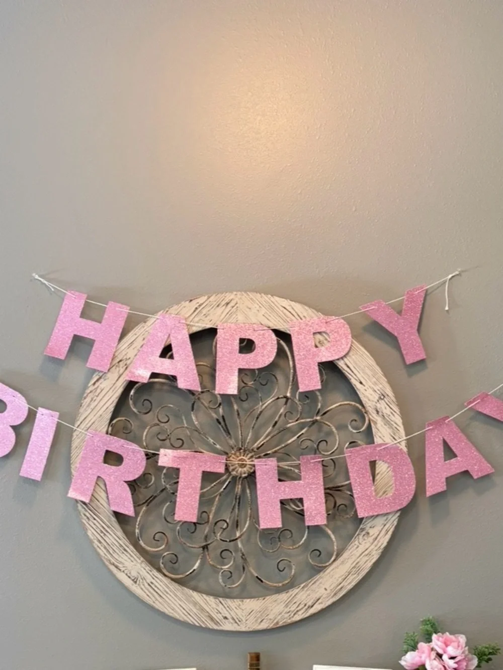 Photo Backdrop, Birthday in a box! Girl Birthday decor.